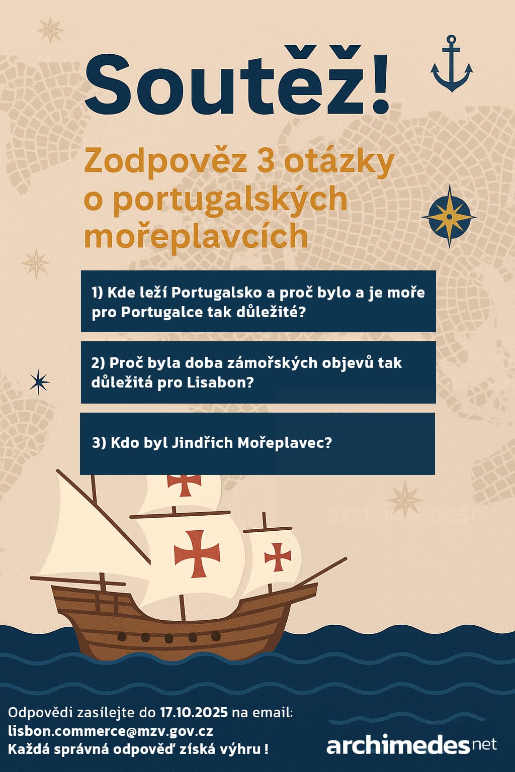 Školní soutěž o Portugalsku a portugalských mořeplavcích