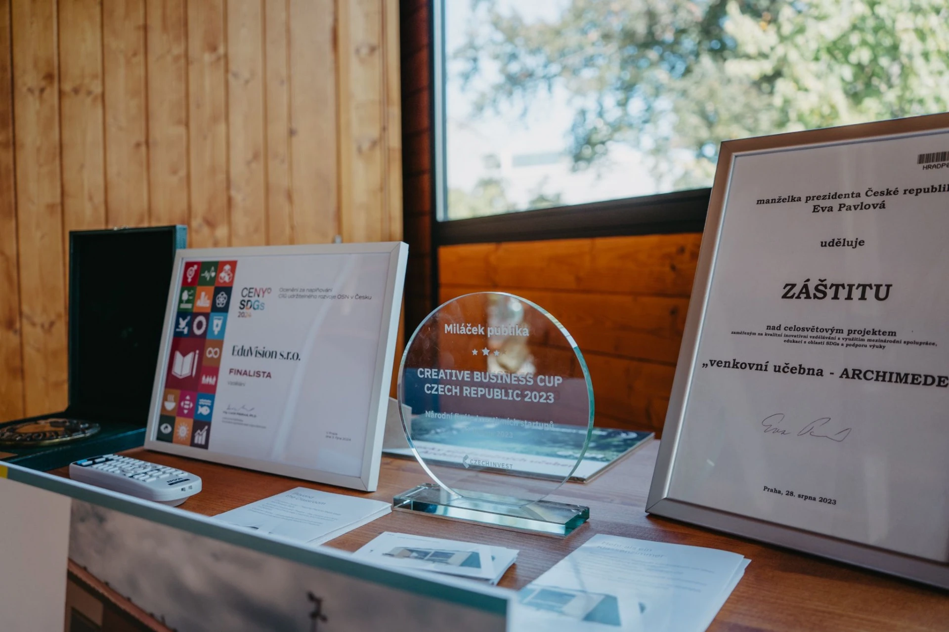 Ocenění projektu ARCHIMEDES