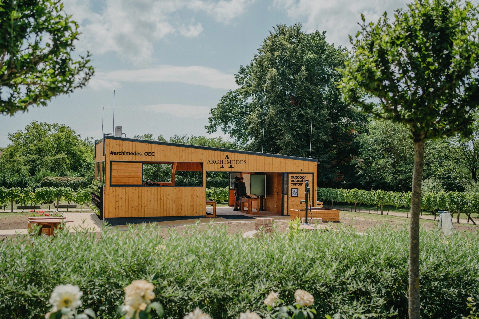 Učebna ARCHIMEDES® v přírodě